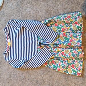Mini Boden liberty swing dress 2-3